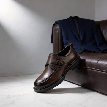 Men leather shoes business shoes