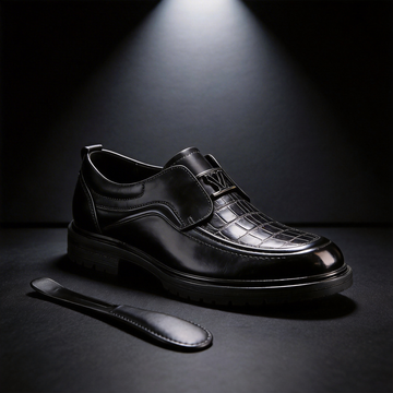 Men leather shoes