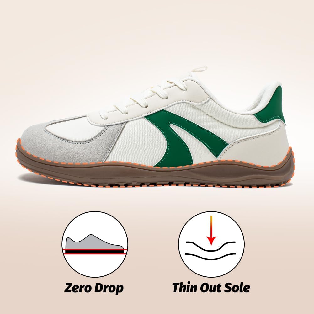 Wide Barefoot Shoes Hands Free Slip On Classic Retro Fashion Sneakers for Women