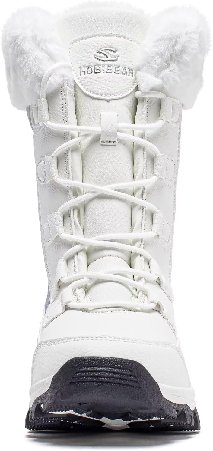 HOBIBEAR Women's Snow Boots Warm Lined Non-Slip Waterproof Outdoor Winter Boots1600