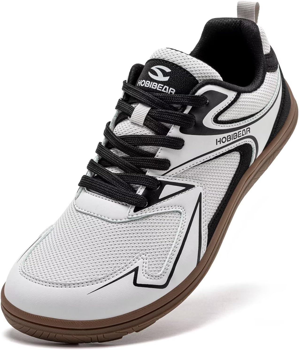 Unisex Wide Toe Barefoot Shoes Minimalist Sneakers for Men Women Lace-up Walking Shoes