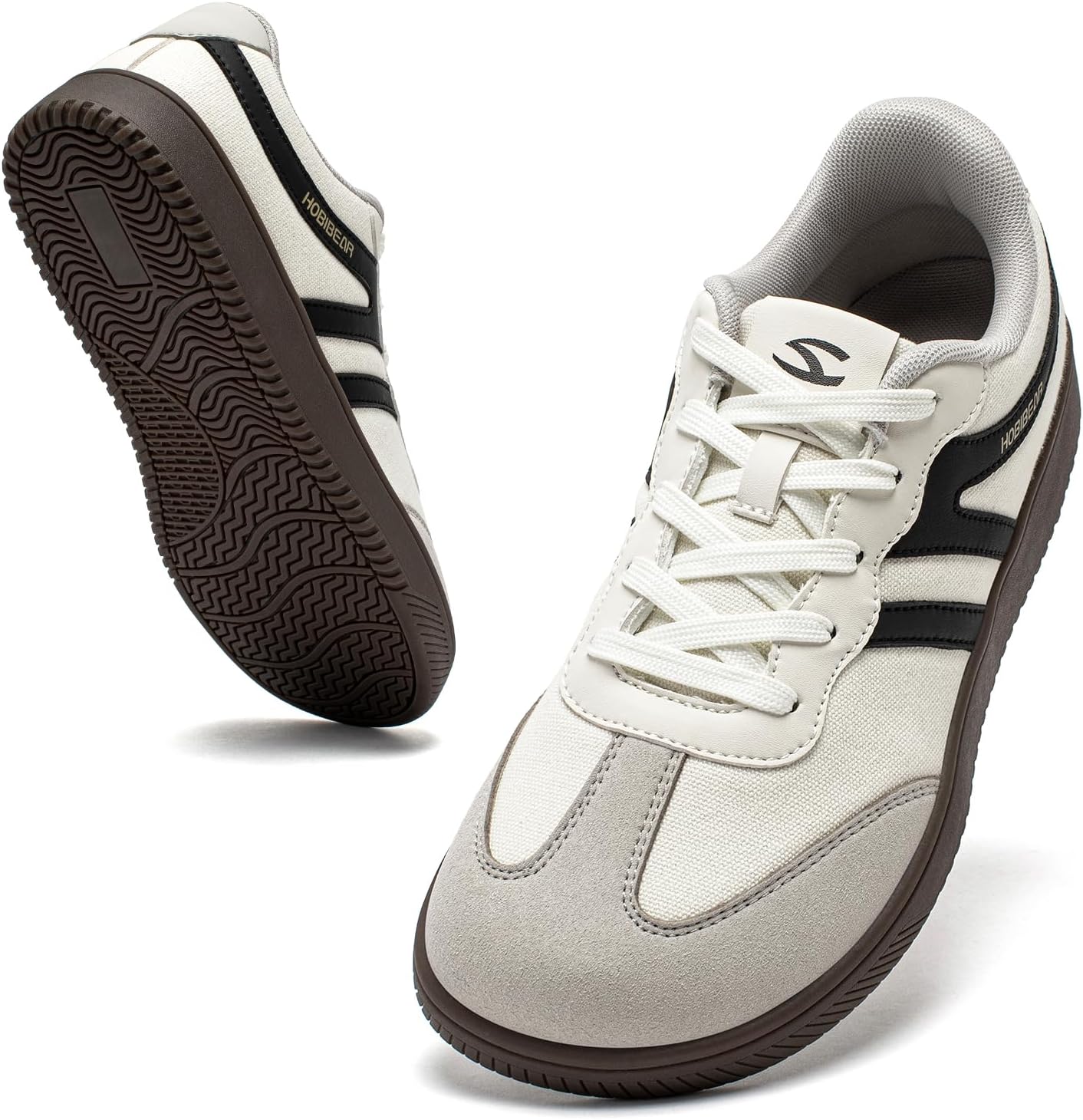 Zapatillas HOBIBEAR estilo retro para mujer y hombre: calzado informal ligero con puntera anatómica para mayor comodidad durante todo el día 1600 