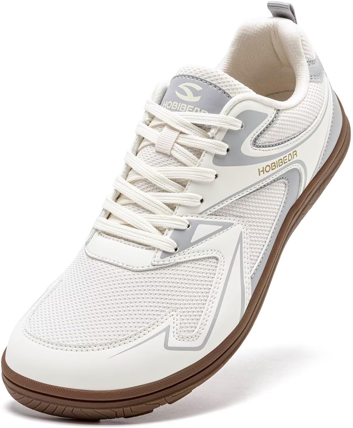 Unisex Wide Toe Barefoot Shoes Minimalist Sneakers for Men Women Lace-up Walking Shoes