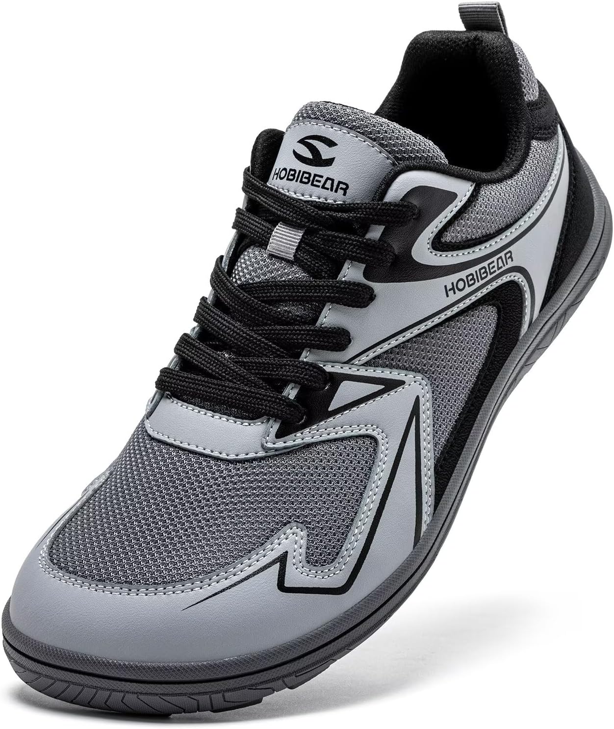 Unisex Wide Toe Barefoot Shoes Minimalist Sneakers for Men Women Lace-up Walking Shoes
