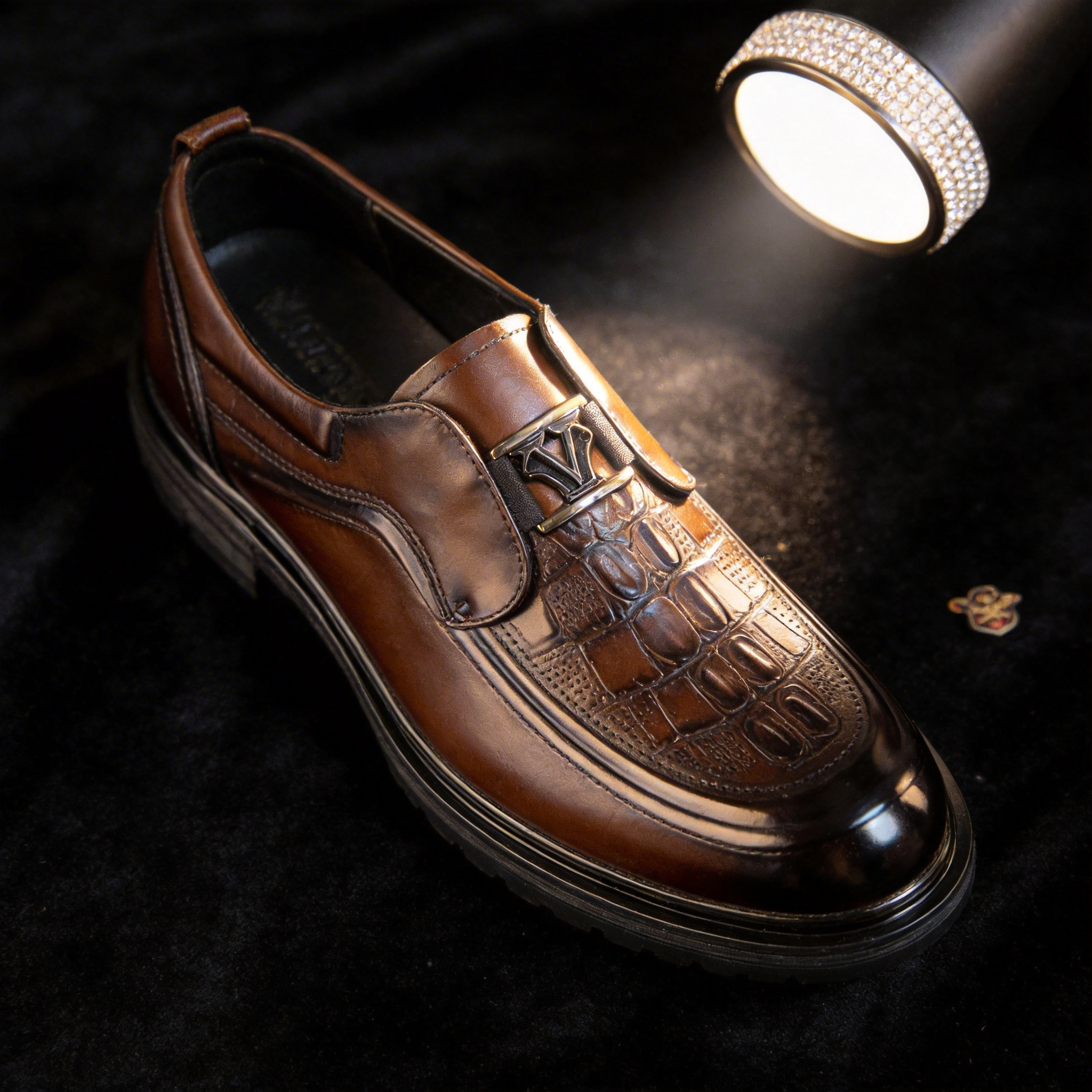 Men leather shoes