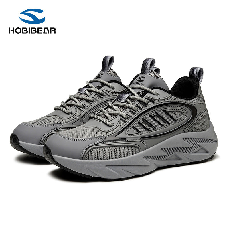 Hobibear men's spring/autumn athletic shoes - breathable, durable, and perfect for outdoor running