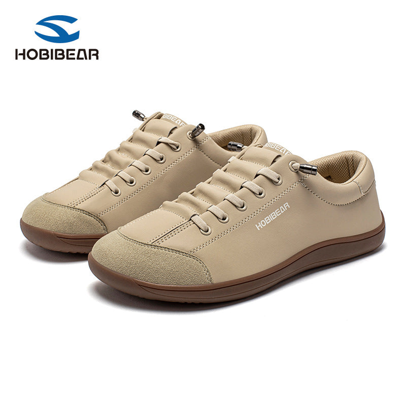 Hobibear spring/autumn wide-fit men's shoes barefoot sneakers slip-on casual everyday walking shoes