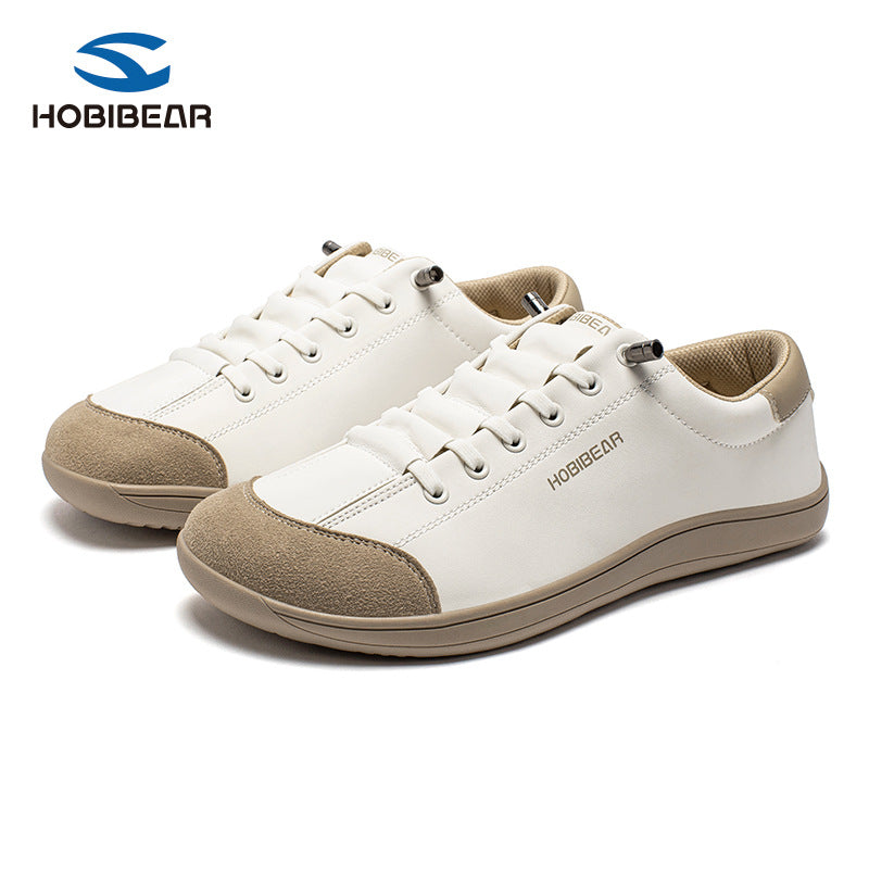 Hobibear spring/autumn wide-fit men's shoes barefoot sneakers slip-on casual everyday walking shoes