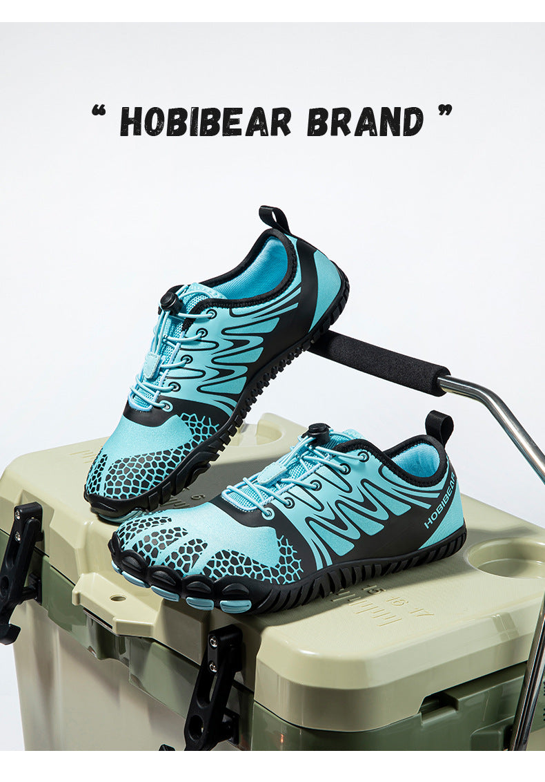 Zapatillas deportivas Hobibear para hombre (primavera/otoño): calzado para agua, senderismo, senderismo fluvial y secado rápido. 