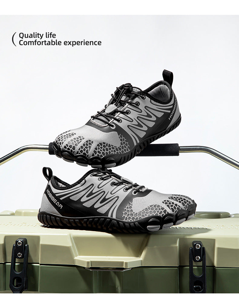 Zapatillas deportivas Hobibear para hombre (primavera/otoño): calzado para agua, senderismo, senderismo fluvial y secado rápido. 