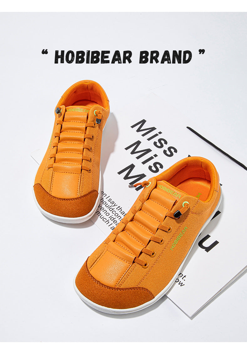 Zapatos descalzos Hobibear con punta ancha para hombre, zapatillas bajas y planas, zapatos para caminar para mujer 