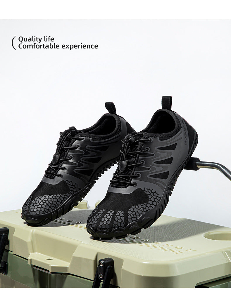 Zapatillas deportivas Hobibear para hombre (primavera/otoño): calzado para agua, senderismo, senderismo fluvial y secado rápido. 