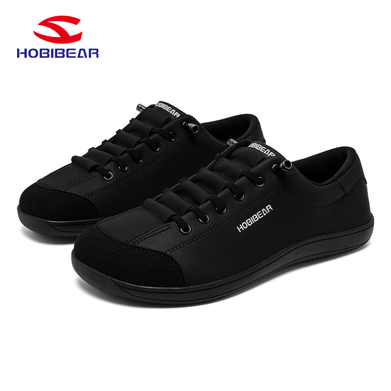 Hobibear spring/autumn wide-fit men's shoes barefoot sneakers slip-on casual everyday walking shoes
