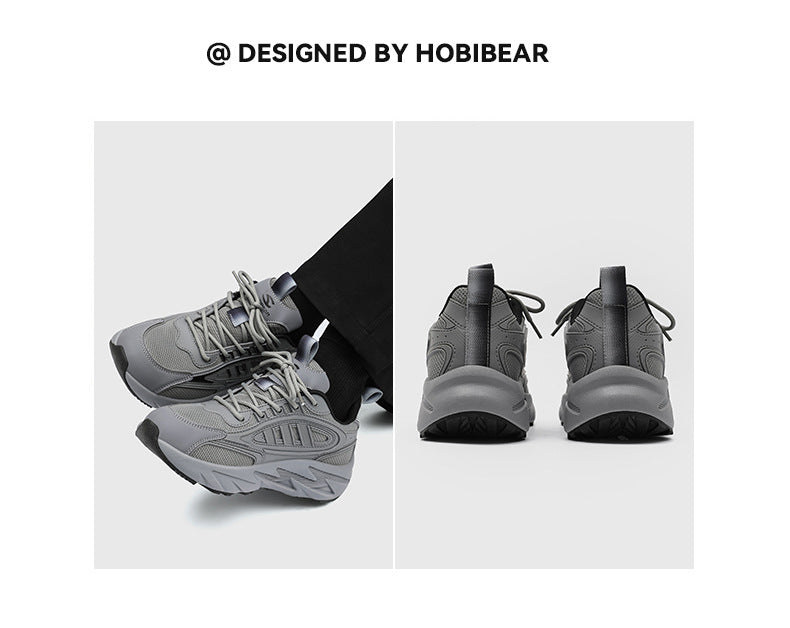 Hobibear men's spring/autumn athletic shoes - breathable, durable, and perfect for outdoor running