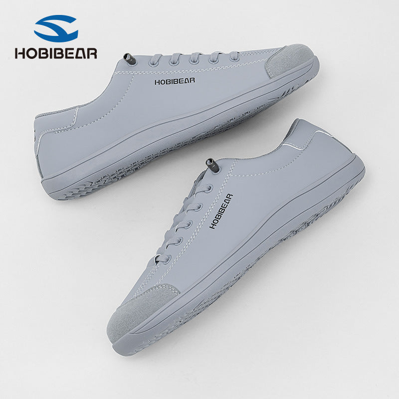 Hobibear spring/autumn wide-fit men's shoes barefoot sneakers slip-on casual everyday walking shoes