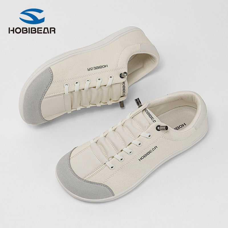 Zapatos descalzos Hobibear con punta ancha para hombre, zapatillas bajas y planas, zapatos para caminar para mujer 