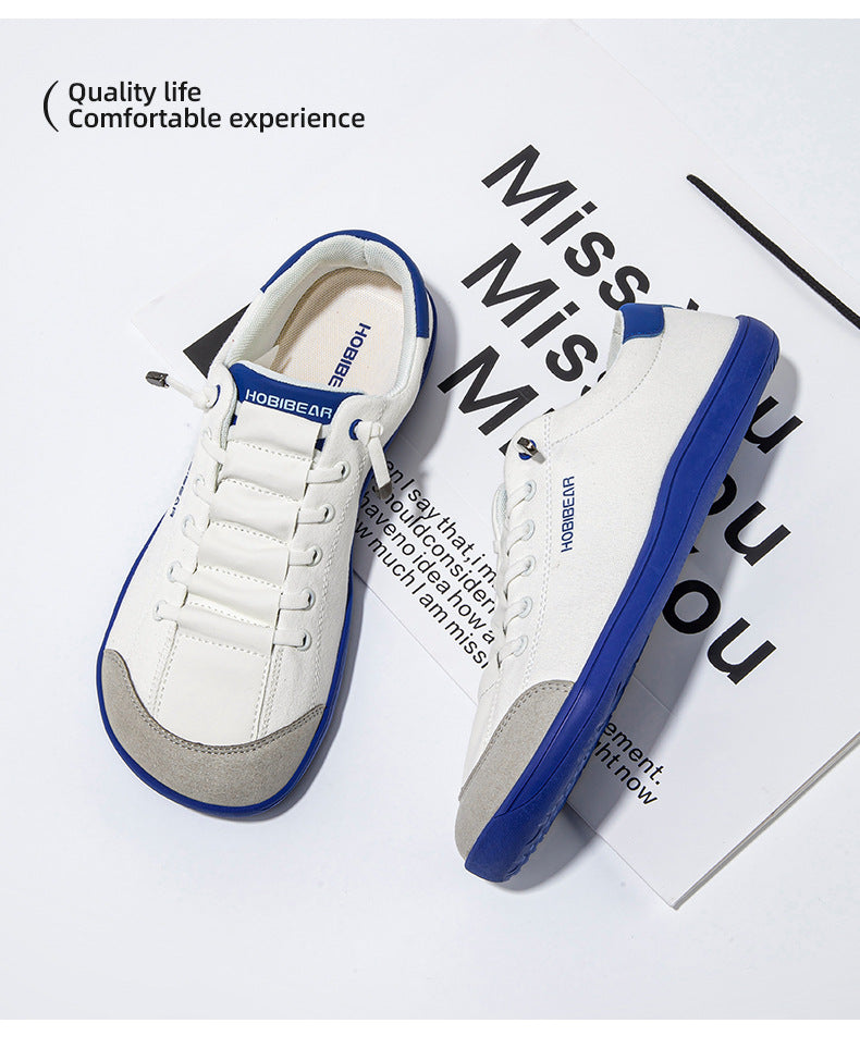 Zapatos descalzos Hobibear con punta ancha para hombre, zapatillas bajas y planas, zapatos para caminar para mujer 