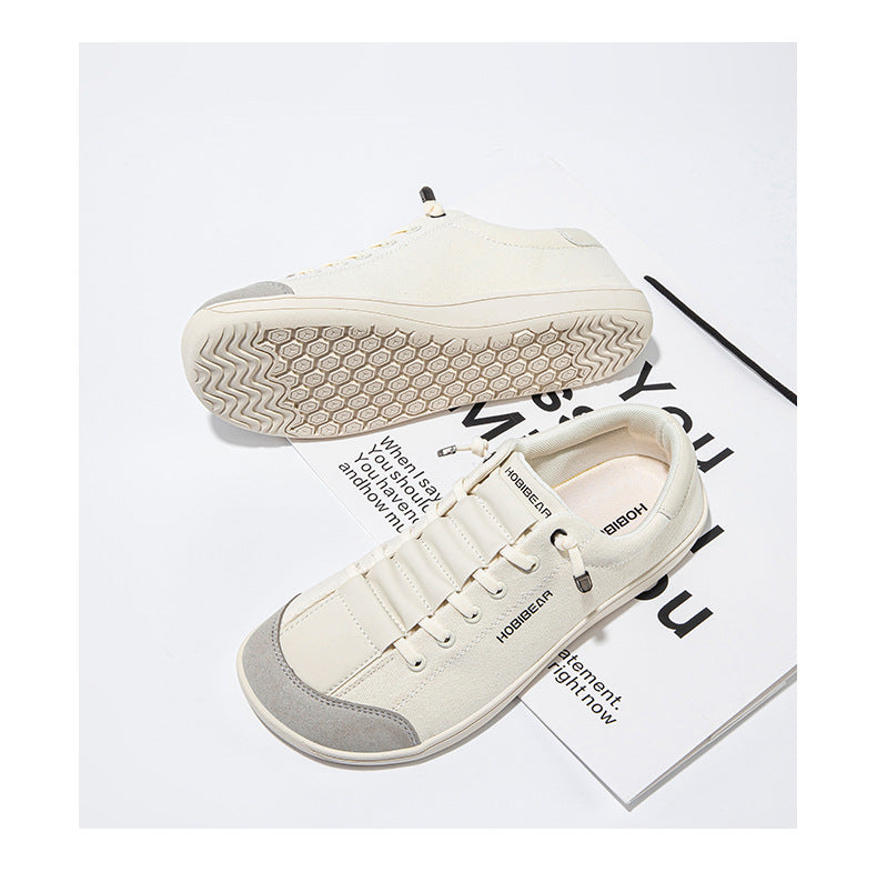 Zapatos descalzos Hobibear con punta ancha para hombre, zapatillas bajas y planas, zapatos para caminar para mujer 