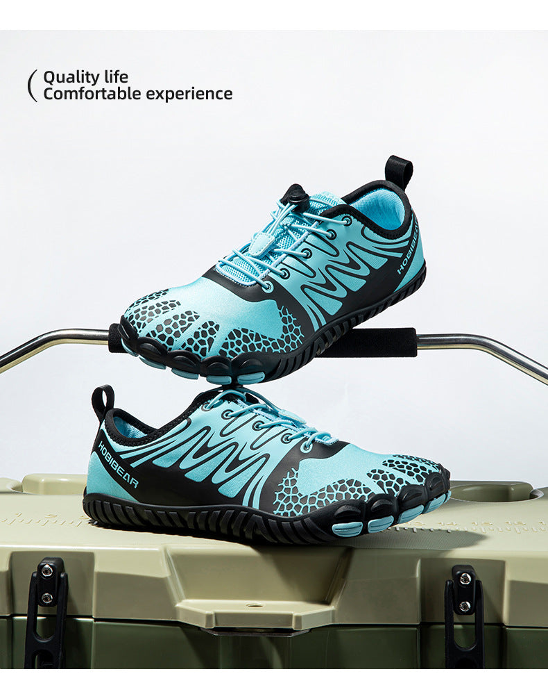 Zapatillas deportivas Hobibear para hombre (primavera/otoño): calzado para agua, senderismo, senderismo fluvial y secado rápido. 