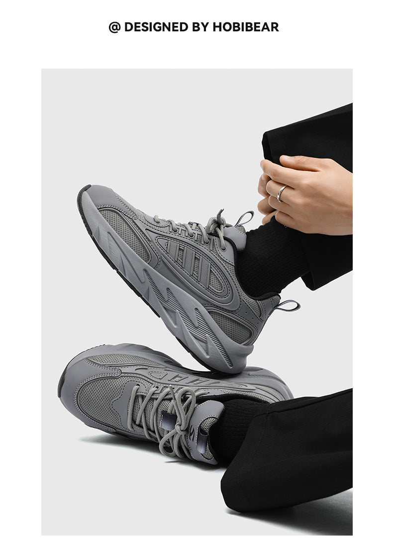 Hobibear men's spring/autumn athletic shoes - breathable, durable, and perfect for outdoor running