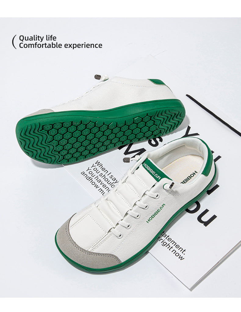 Zapatos descalzos Hobibear con punta ancha para hombre, zapatillas bajas y planas, zapatos para caminar para mujer 