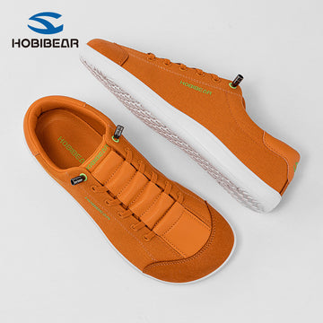 Zapatos descalzos Hobibear con punta ancha para hombre, zapatillas bajas y planas, zapatos para caminar para mujer 
