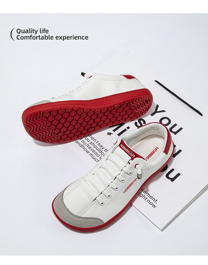 Zapatos descalzos Hobibear con punta ancha para hombre, zapatillas bajas y planas, zapatos para caminar para mujer 