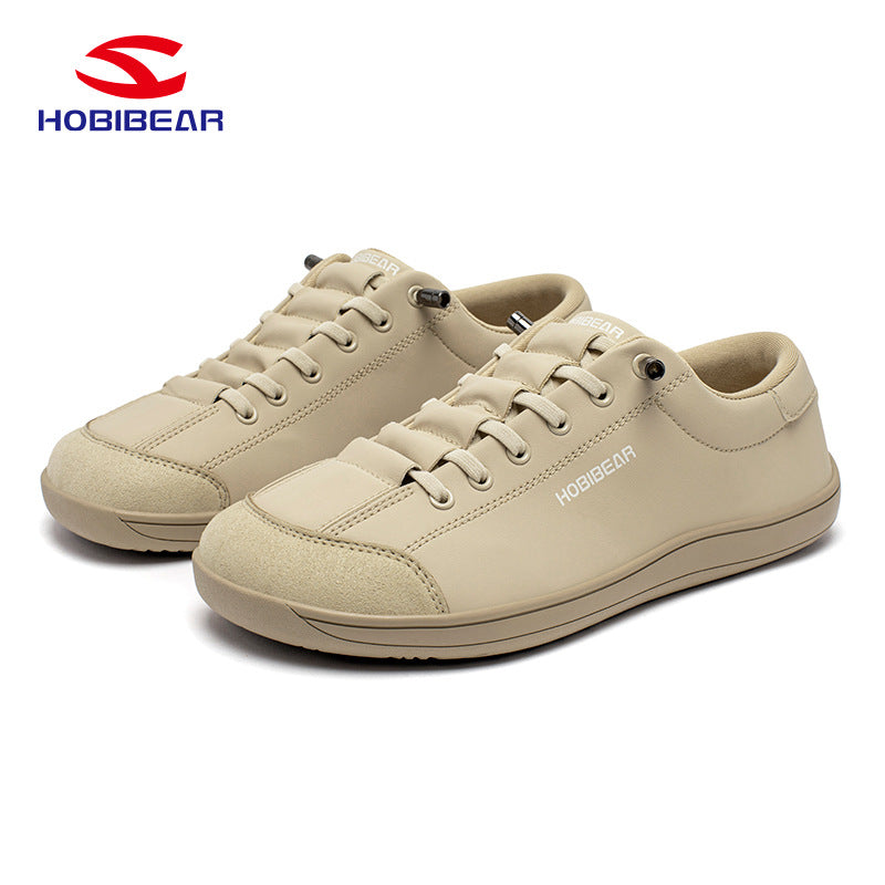 Hobibear spring/autumn wide-fit men's shoes barefoot sneakers slip-on casual everyday walking shoes