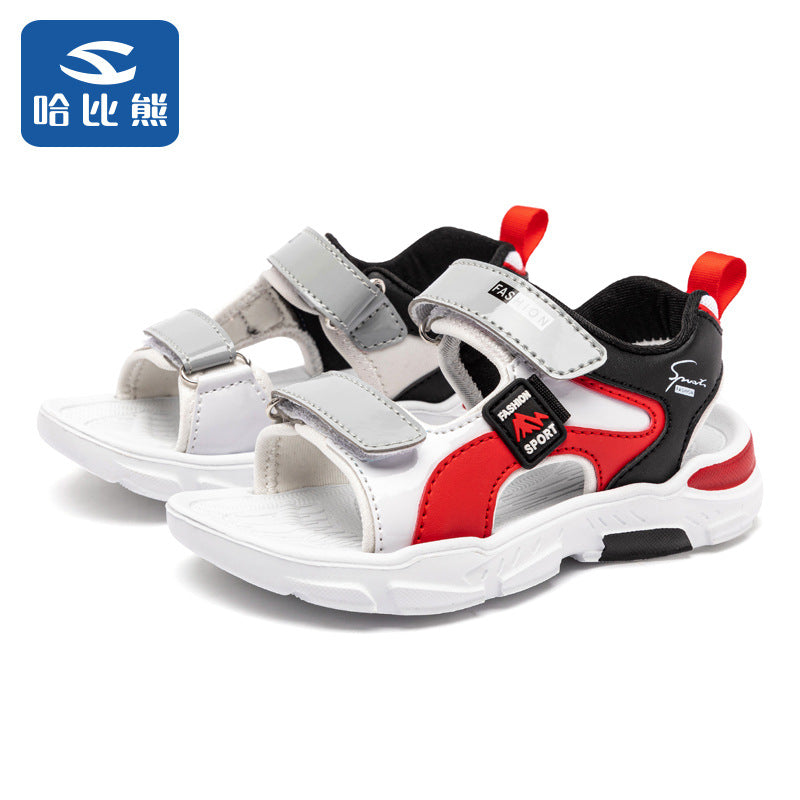 Nueva colección de verano para niños de Hobibear: sandalias deportivas modernas y cómodas para adolescentes, perfectas para uso informal y días de playa.
