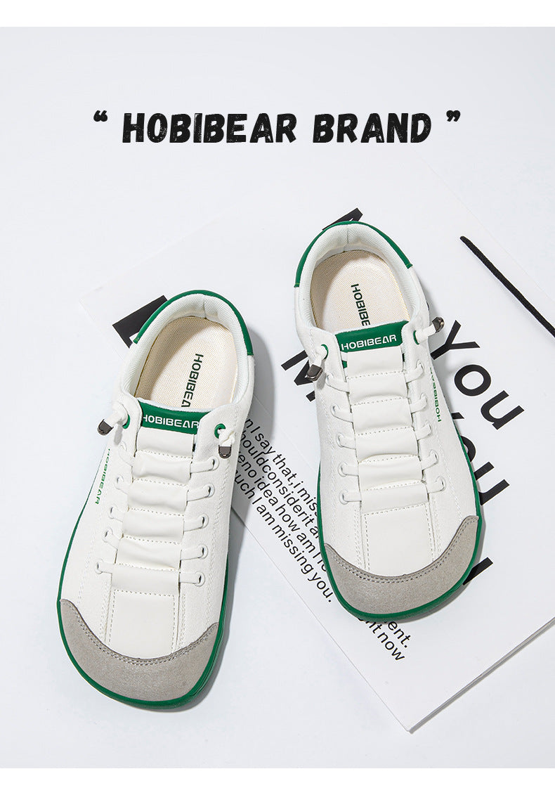 Zapatos descalzos Hobibear con punta ancha para hombre, zapatillas bajas y planas, zapatos para caminar para mujer 